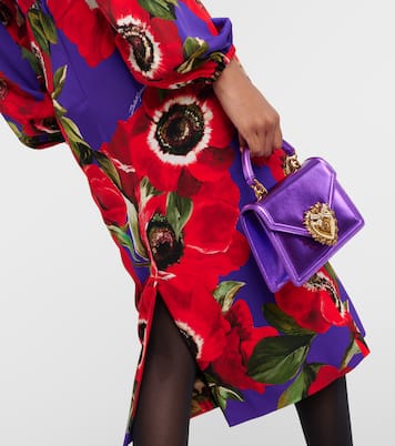 Gonna a tubino in misto seta | Dolce&Gabbana