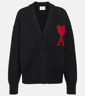 Ami De Cœur wool cardigan | Ami Paris