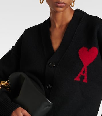 Ami De Cœur wool cardigan | Ami Paris
