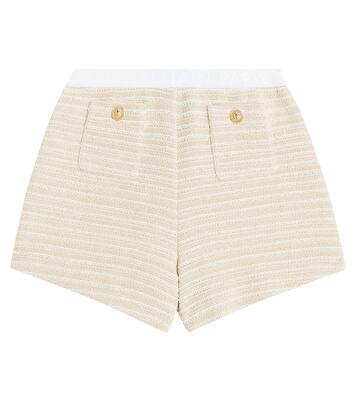 Shorts de punto de mezcla de algodón | Balmain Kids
