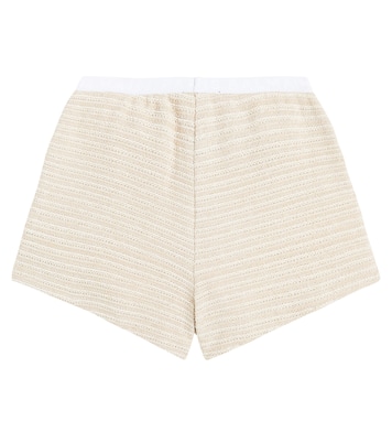 Shorts de punto de mezcla de algodón | Balmain Kids