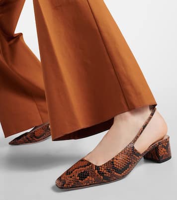 Slingback-Pumps Ginza 35 aus Leder | Aquazzura
