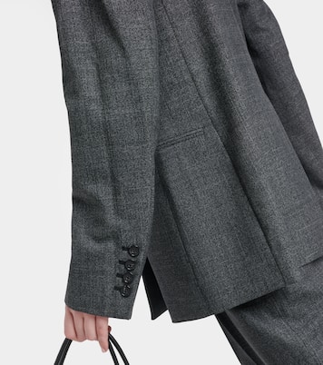 Blazer cruzado de mezcla de lana | Toteme