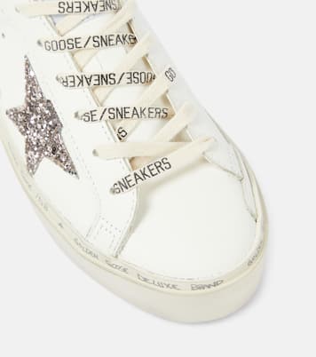 Sneakers Hi Star aus Leder mit Glitter | Golden Goose