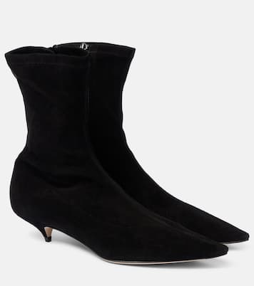 Stivaletti Liisa in suede | The Row