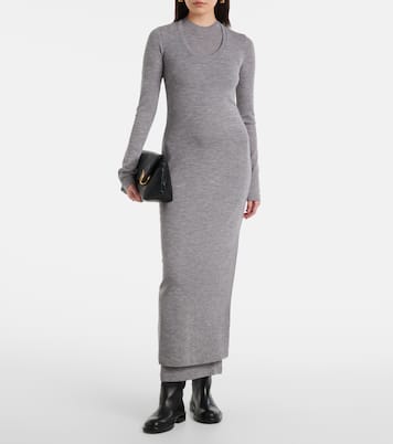 Abito midi in lana vergine | Jil Sander