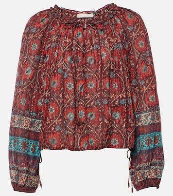 Silva printed cotton-blend blouse | Ulla Johnson