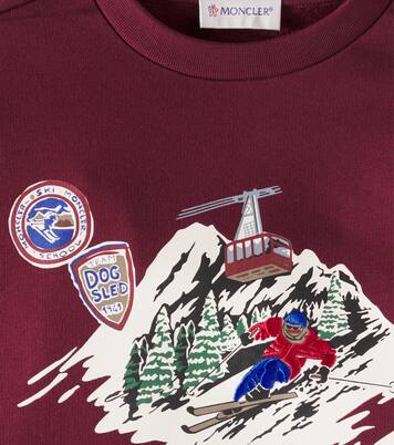 Sudadera de jersey de algodón con logo | Moncler Enfant