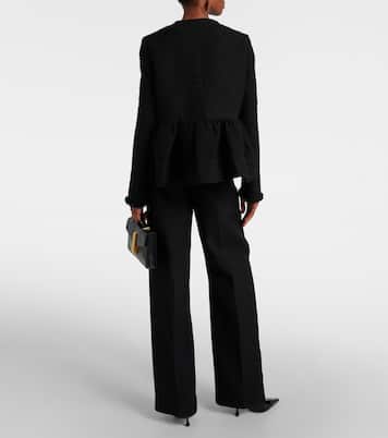 Cropped-Jacke aus Tweed | Erdem