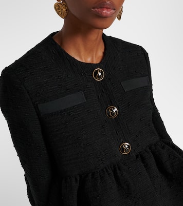 Cropped-Jacke aus Tweed | Erdem