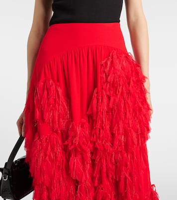 Gonna midi in chiffon | Xu Zhi