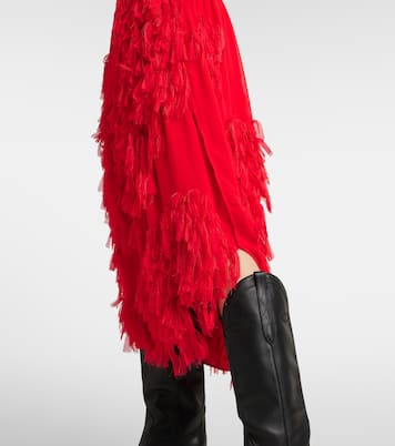 Gonna midi in chiffon | Xu Zhi
