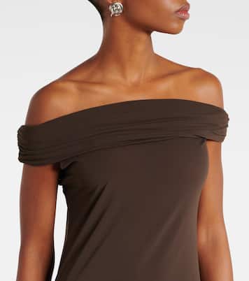Robe longue Sophie à encolure bardot | Faithfull