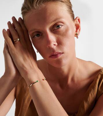 Bracciale Myrtle in oro 10k con smeraldo | Stone and Strand