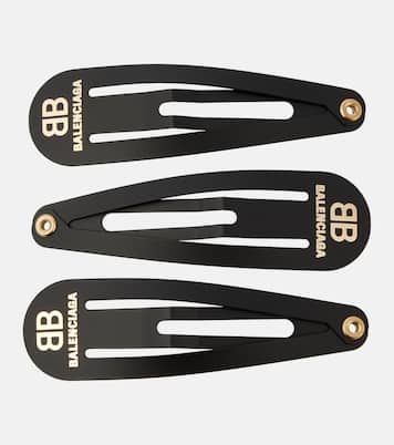Holli BB set of 3 hair clips | Balenciaga