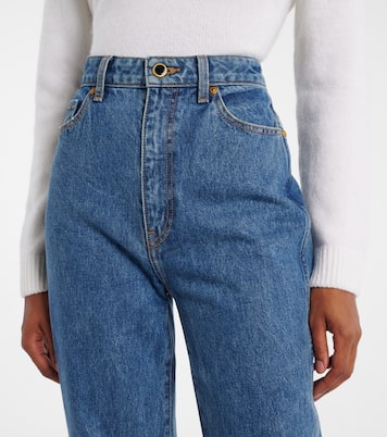 Jeans rectos Danielle de tiro alto | Khaite