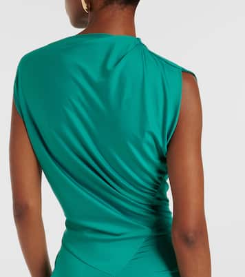 Robe midi asymétrique | Victoria Beckham