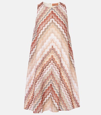 Abito corto in maglia a zig-zag | Missoni