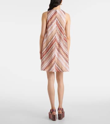 Abito corto in maglia a zig-zag | Missoni