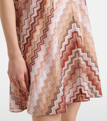 Abito corto in maglia a zig-zag | Missoni