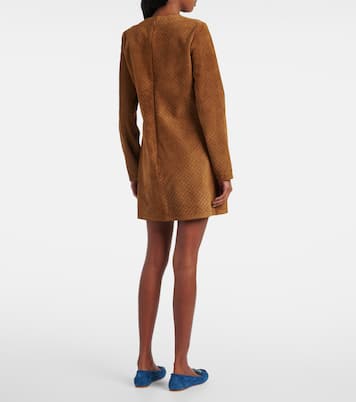 GG Horsebit suede minidress | Gucci