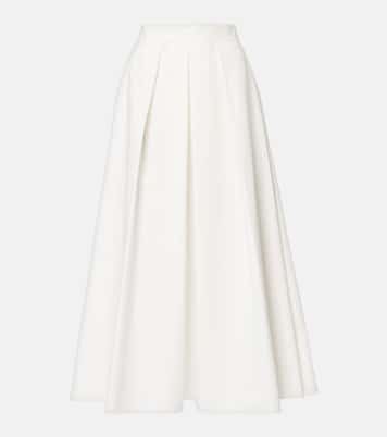 Gonna midi in popeline di cotone | Elie Saab