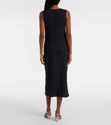 Top in misto cotone a punto smock | Vince