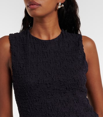 Top in misto cotone a punto smock | Vince