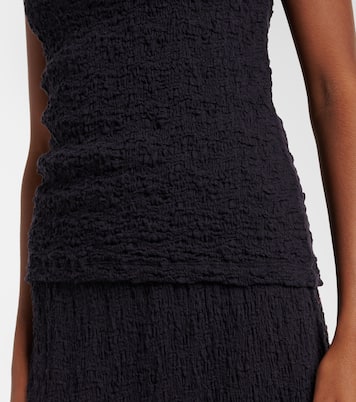 Top in misto cotone a punto smock | Vince