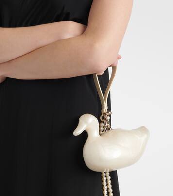 Clutch Duck mit Zierperlen | Simone Rocha