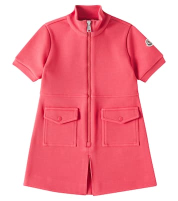 Abito in piqué di misto cotone | Moncler Enfant