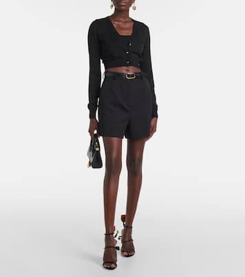 Top cropped in maglia di seta | Dolce&Gabbana