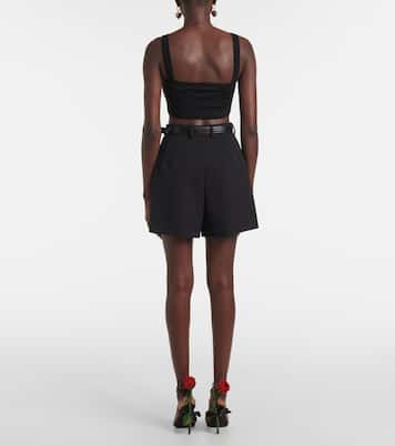 Top cropped in maglia di seta | Dolce&Gabbana