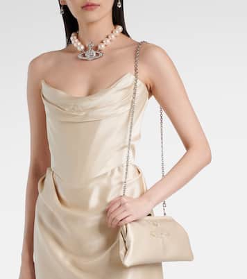 Pochette Dorothy brodée en satin | Vivienne Westwood