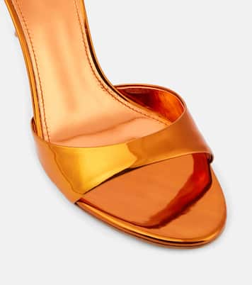 Sandalen Lidia 70 aus Metallic-Leder | Paris Texas