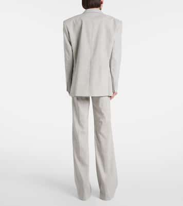 Blazer oversize en lin et laine | Magda Butrym