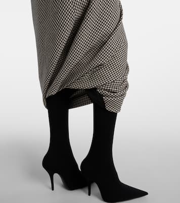 Bleistiftrock Twisted aus Wolle | Balenciaga