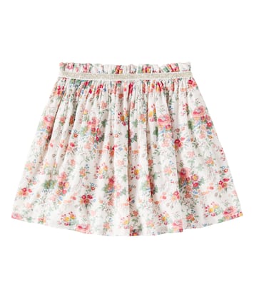 Jupe Cephee en coton à fleurs | Louise Misha