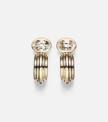 Boucles d’oreilles Pavillion en or 14 ct et topazes | Stone and Strand