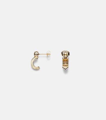 Boucles d’oreilles Pavillion en or 14 ct et topazes | Stone and Strand