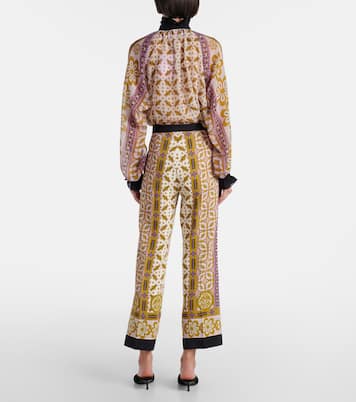 Pantaloni regular con stampa | La DoubleJ
