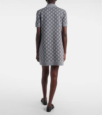 GG wool-blend polo dress | Gucci