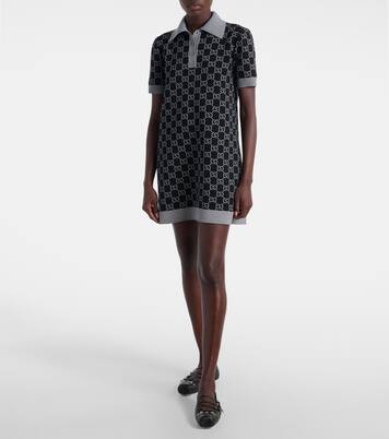 GG wool-blend polo dress | Gucci