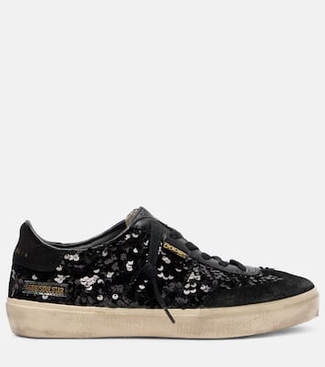 Soul Star sequined leather sneakers | Golden Goose