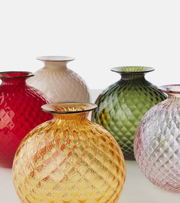 Vaso Monofiori Balloton in vetro di Murano | Venini