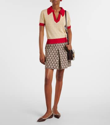 Rockstud leather ballet flats | Valentino Garavani