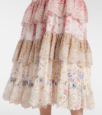Vestido largo Lucky de algodón | Zimmermann