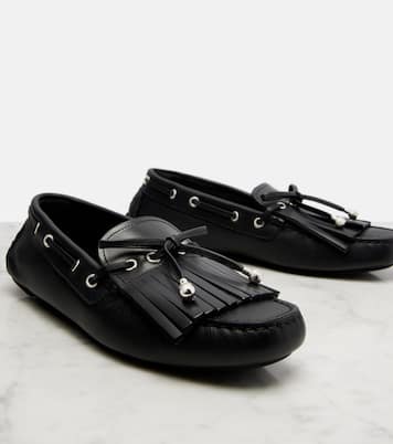 Manon leather moccasins | Jimmy Choo