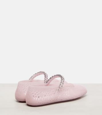 Jelly embellished PU Mary Jane flats | Jimmy Choo