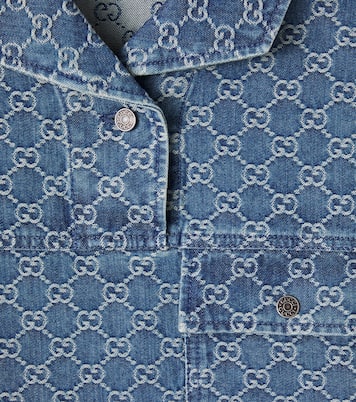 Kleid GG aus Denim | Gucci Kids